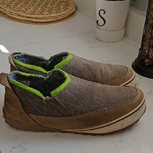 Sorel Men's Gray Brown Slip-On Shoes